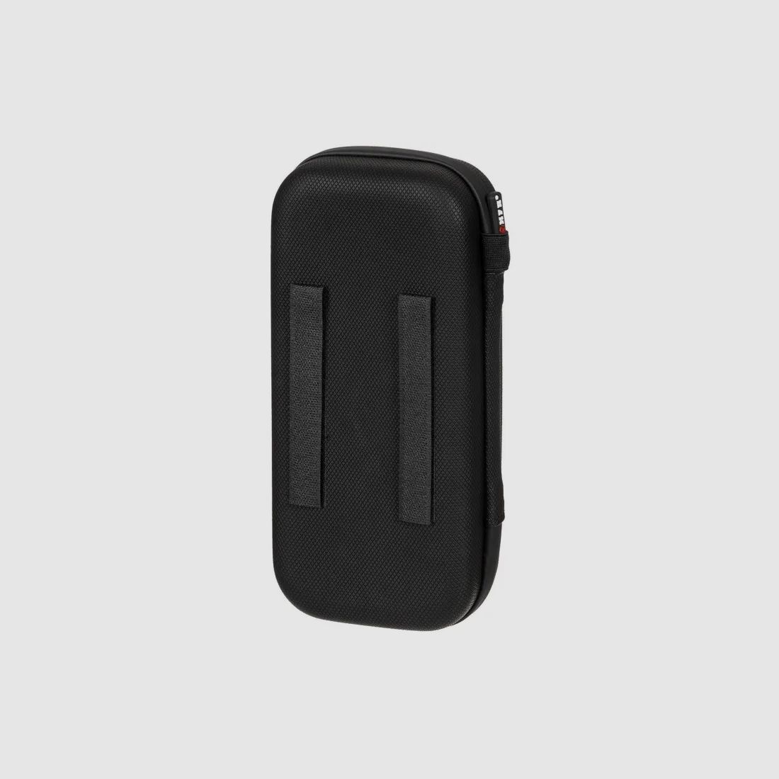 Coque rigide, grande, avec boucles en velcro, noire
