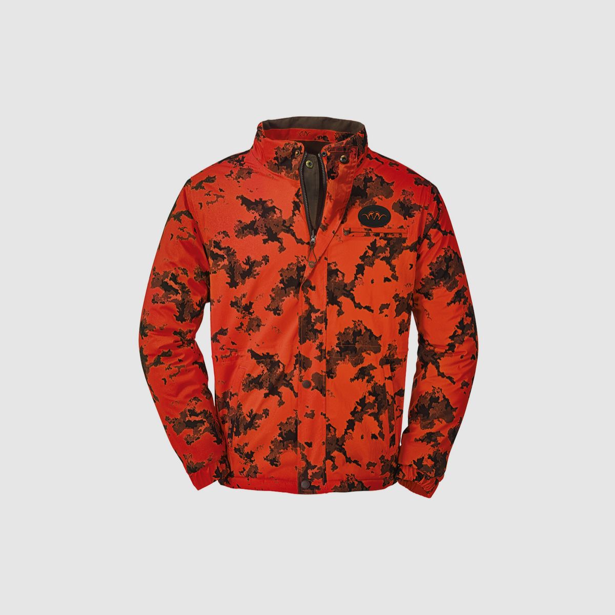 BLASER Fleece Camo Wende Jacke Schlamm Braun