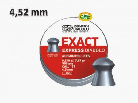 JSB Bullets EXACT EXPRESS DIABOLO cal. 4.52 mm 0.510gr