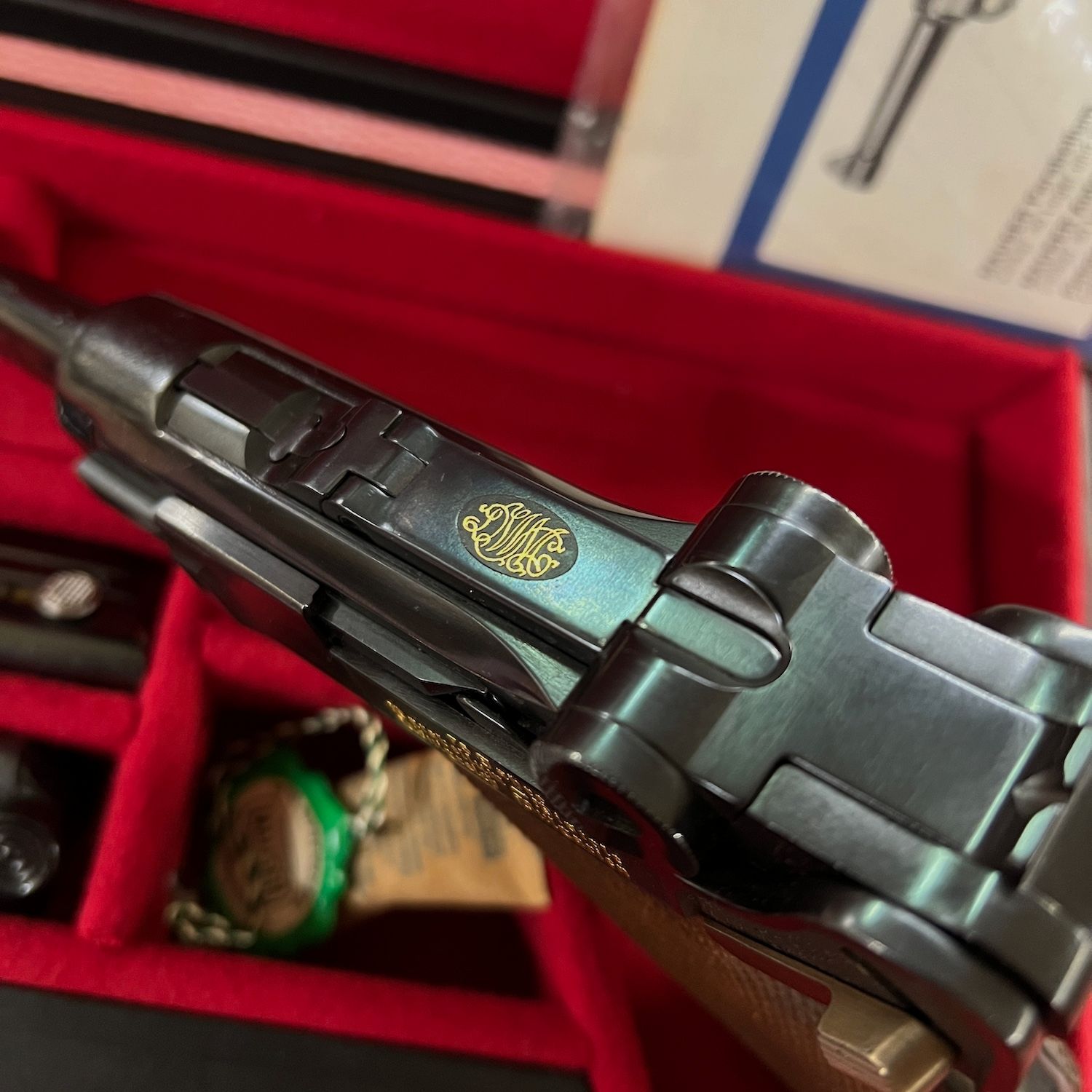 Mauser Parabellum P08 75. Jahrestag Königreich Bulgarien, Bild 10 von 14