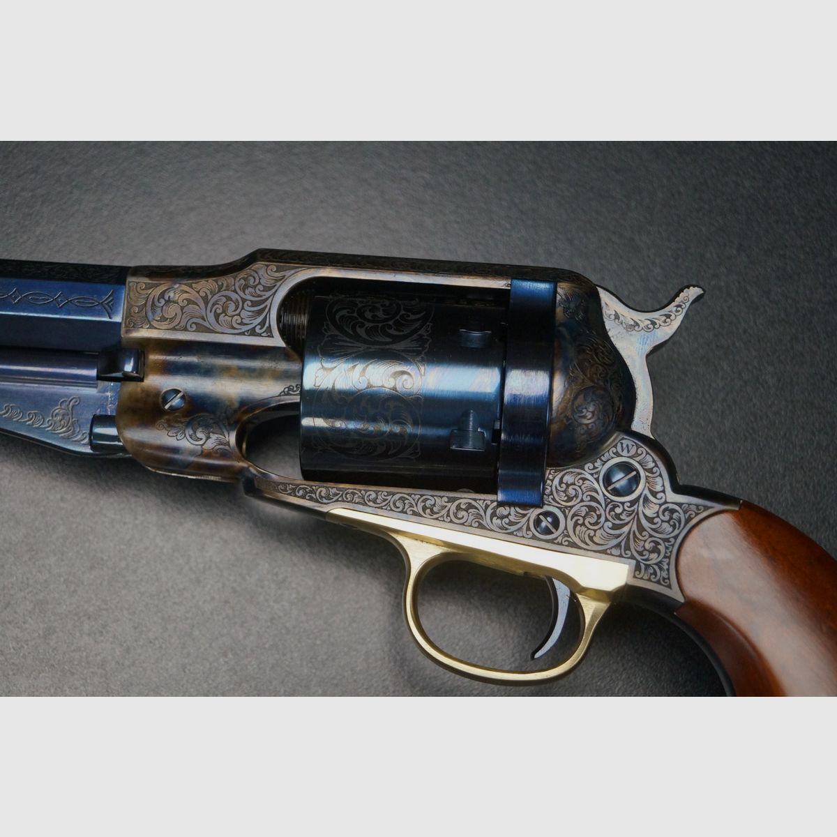Uberti 1858 New Army Improved Graviert .45 Colt, Bild 8 von 12