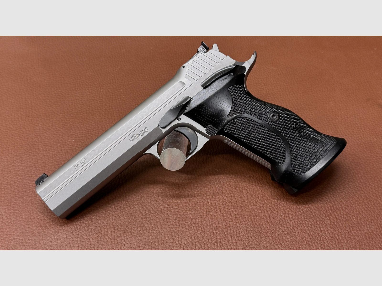 SIG Sauer P210 Target 5" | 9mm Luger | comme neuf | Made in Germany | édition limitée | acier inoxydable, image 1 sur 3