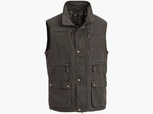 Pinewood Weste Hastings Canvas ciemny brąz