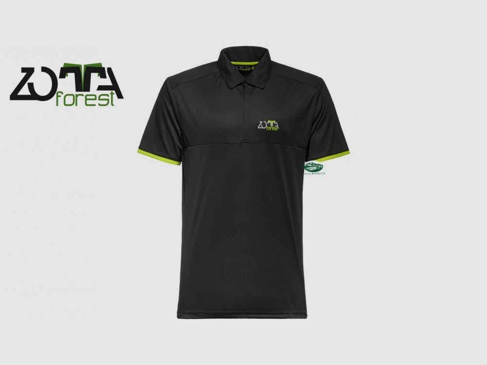 ZOTTA Herren Polo Energy schwarz