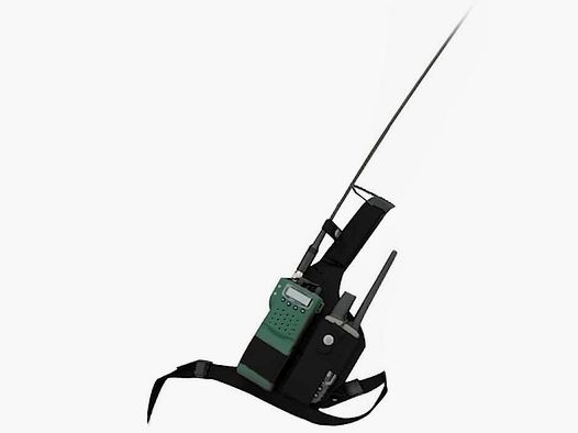 Sangle double Edvardsson pour radio de chasse et GPS, tireurs gauchers