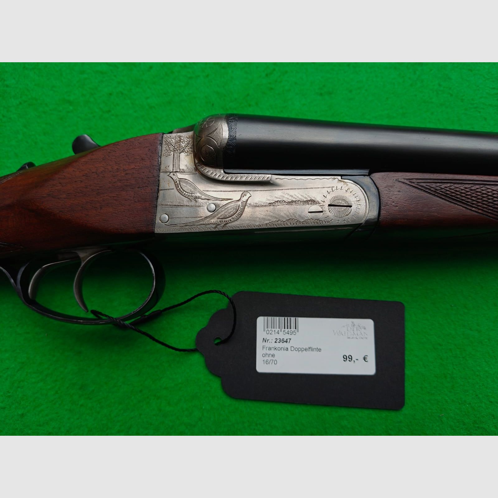 Frankonia double-barrel shotgun 16/70