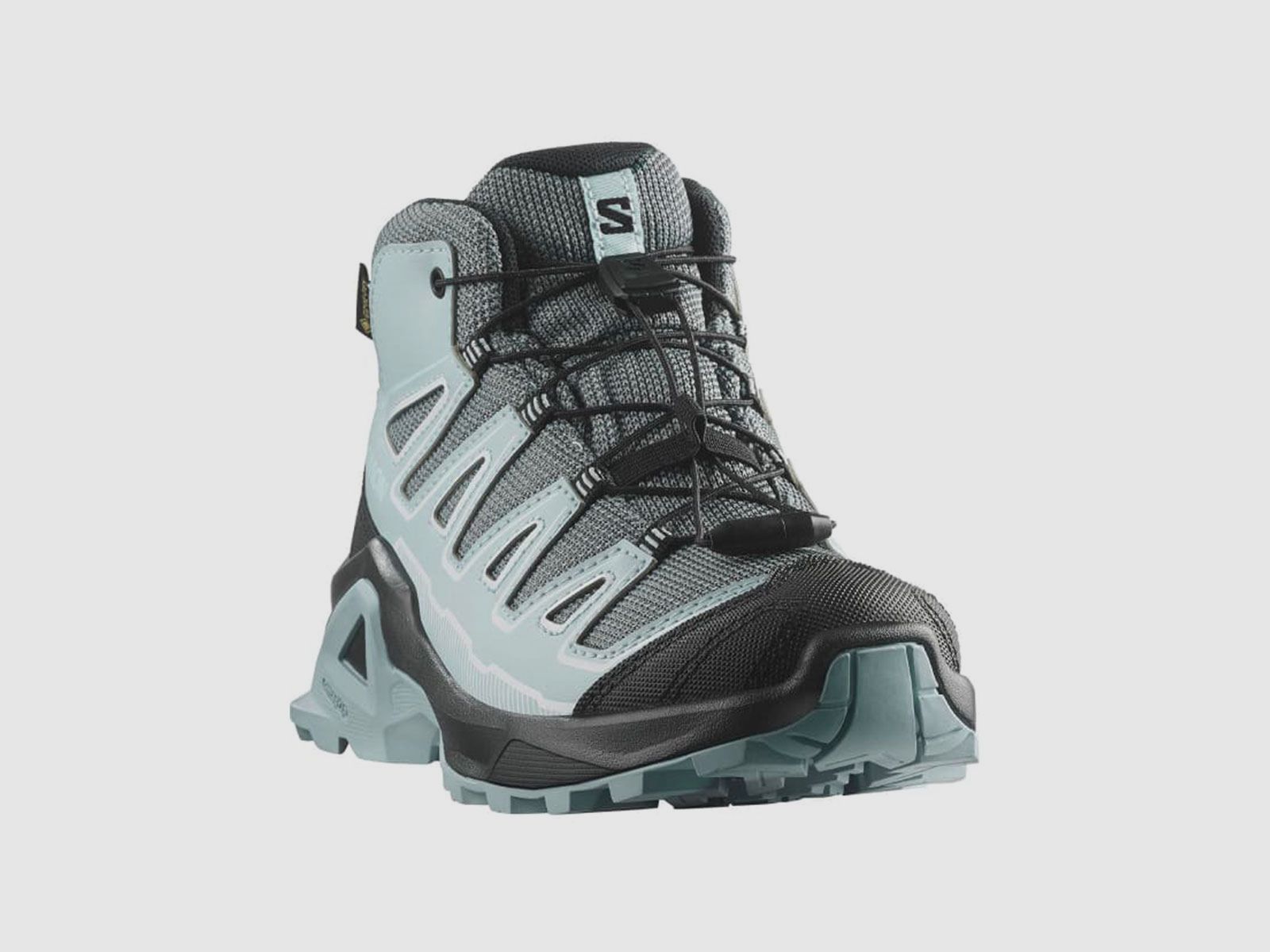 SALOMON – KINDER – X ULTRA MID GTX J Turbulence / Black / Tourmaline, afbeelding 3 van 6