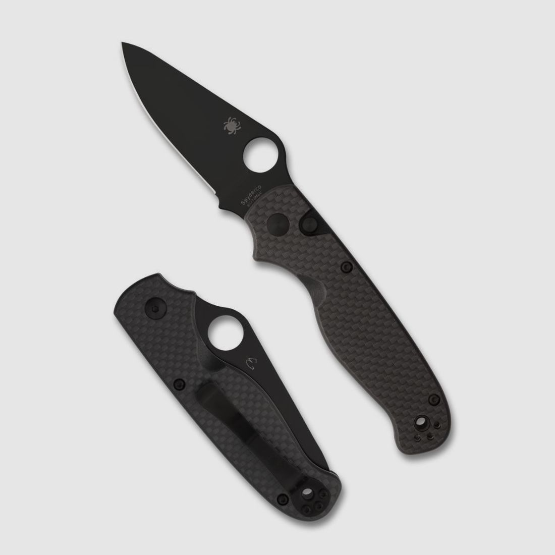 Spyderco ButtonUp Carbonfaser (Kombiniert, Stahl), Bild 5 von 8