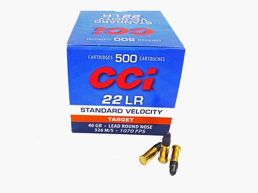 Cartucce CCI Standard 22LR, da Fr. 5.50/50 pz