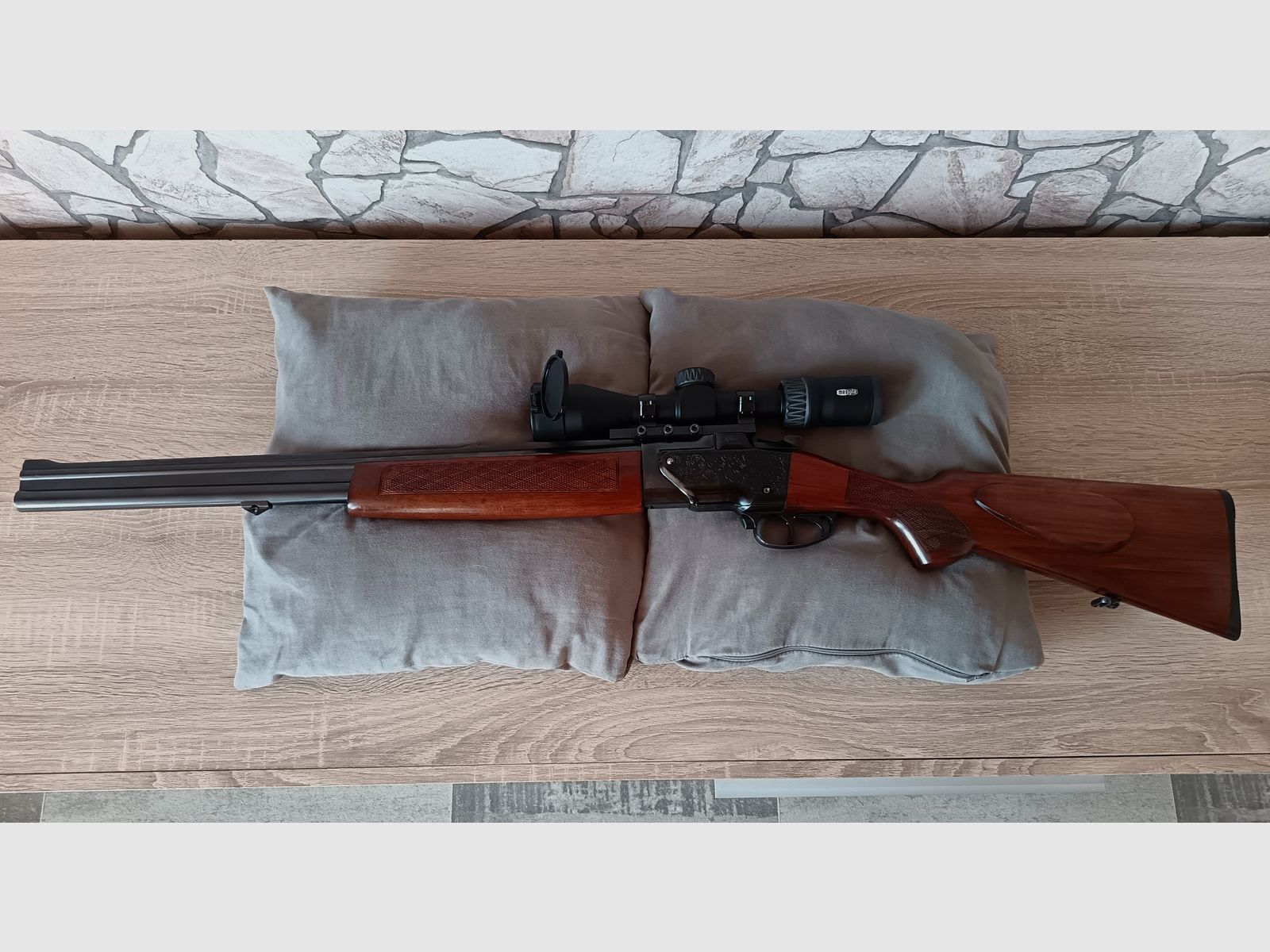 Brünner Bockbüchsflinte  7x57r 16/70