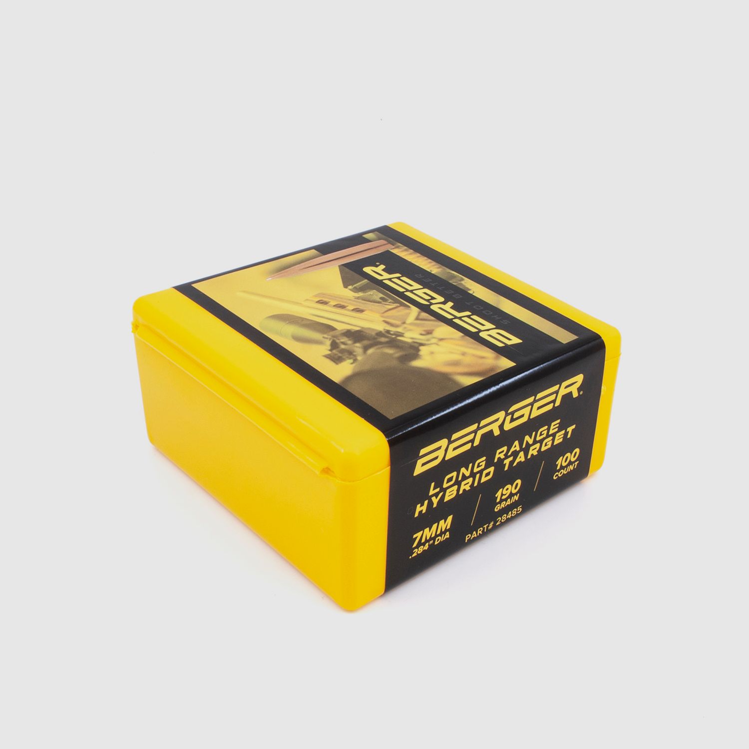 Berger Geschoss 7mm/.284 Long Range Hybrid Target 190GR 100 Stück
