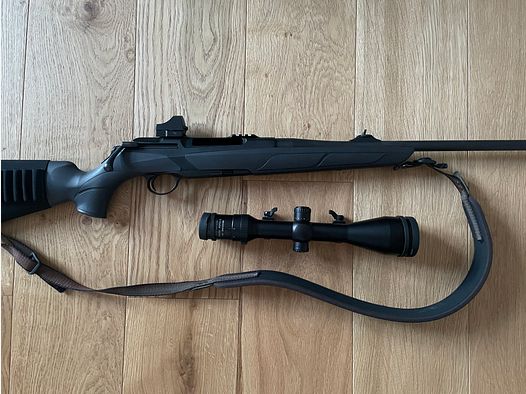 Merkel Helix 8x57 IS + Meopta R1 3-12x56 + Drückjagdvisier