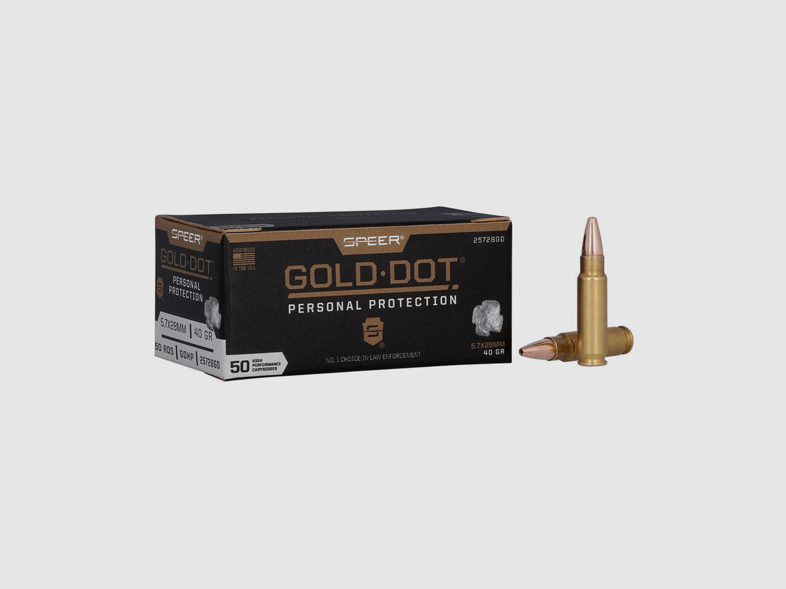 SPEER – GOLD DOT | PERSONENSCHUTZ | 5.7x28MM | GDHP | 40GR | 50 RDS