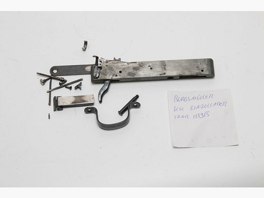 Burgsmüller small caliber single shot spare parts lot free parts