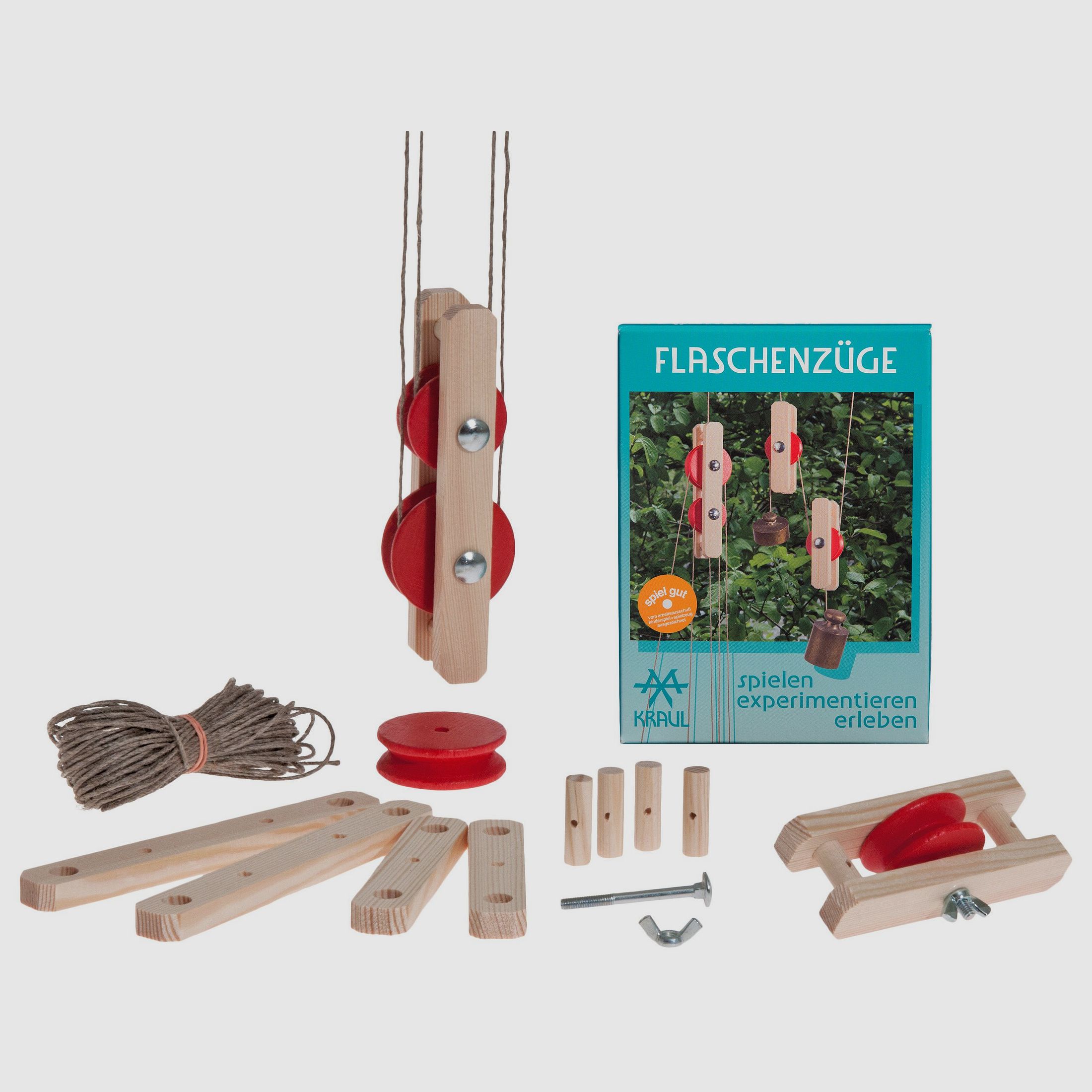 Experimentierkasten Flaschenzug