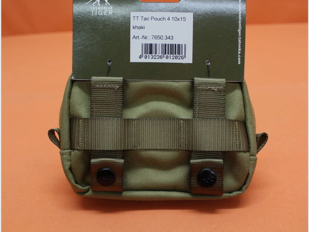 Tasmanian Tiger TT Tac Pouch 4 Horizontal 343 khaki 10x15x4 cm