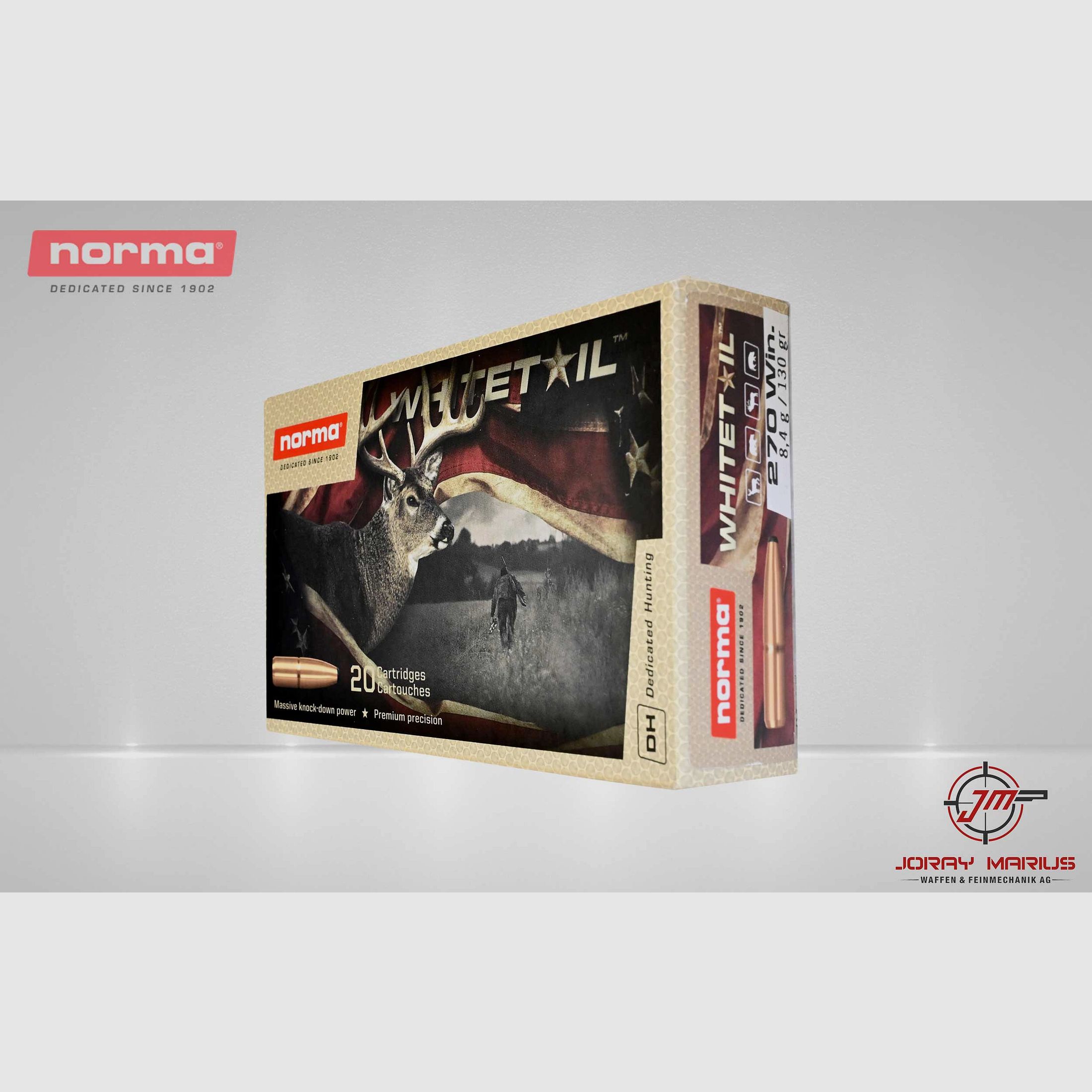 .270 Win Norma 8.4g 130gr Whitetail