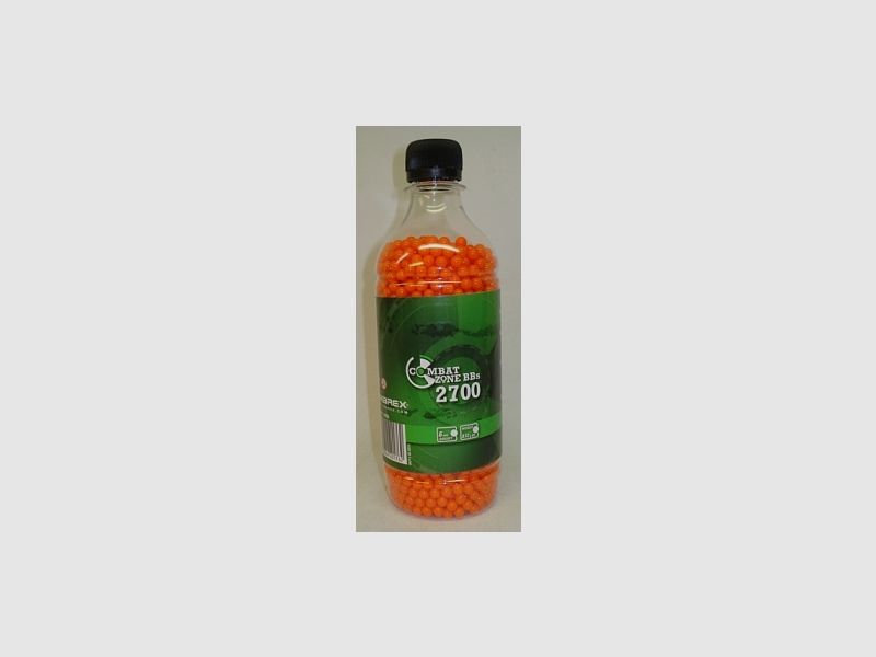 BB's 0,12g/2700st/ Oranje - Combat Zone/Fles