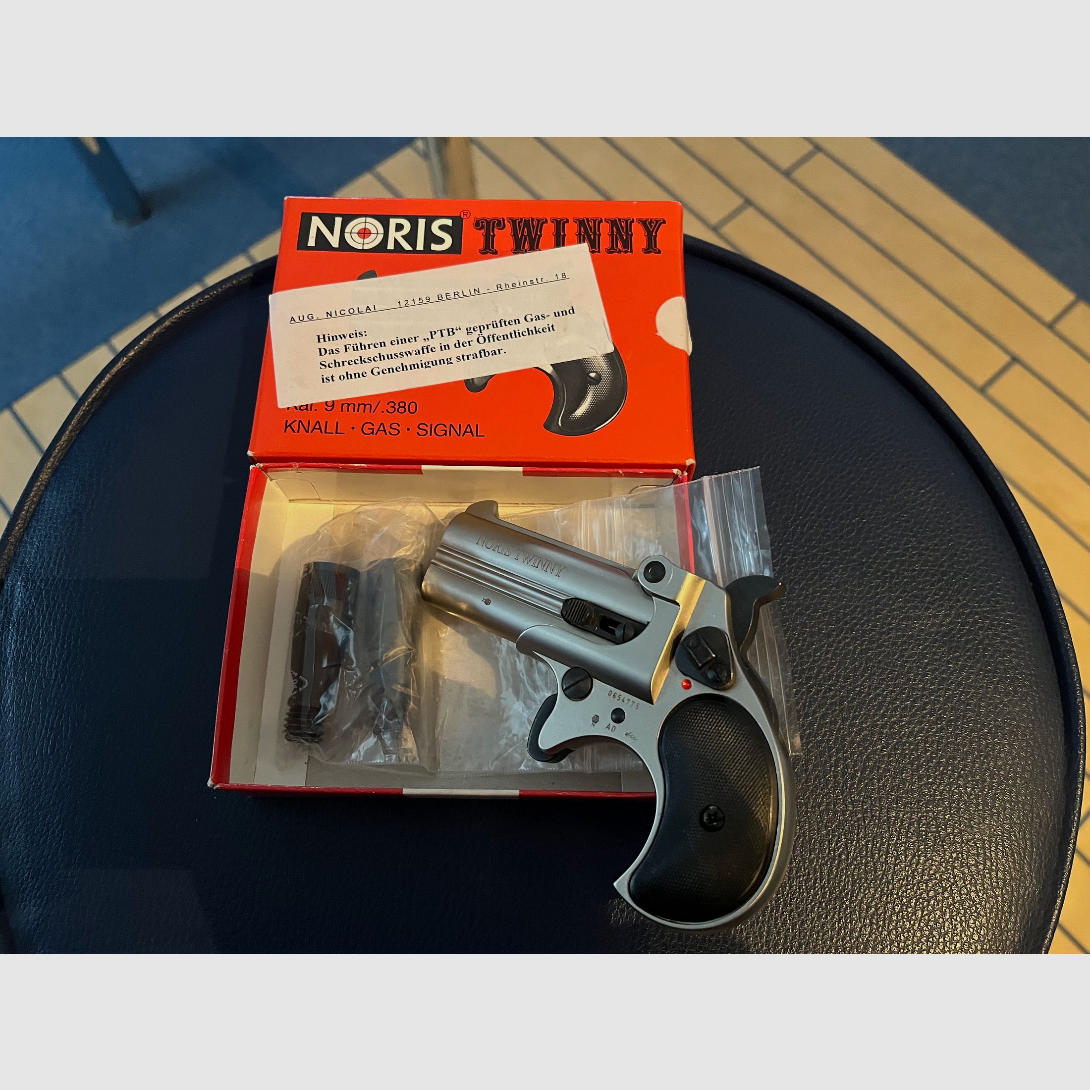 Röhm Noris Twinny Derringer Schreckschusspistole 9 mm