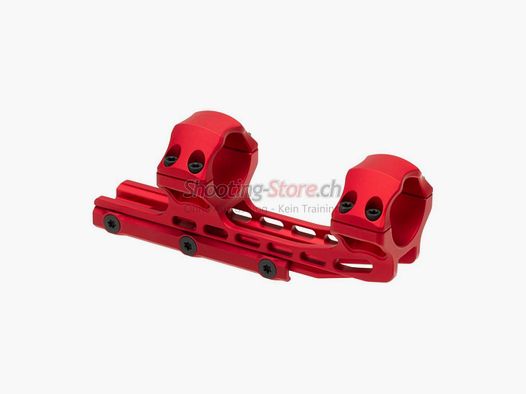 Leapers Accu-Sync 30mm Haute Profil 50mm Anneaux Décalés Rouges