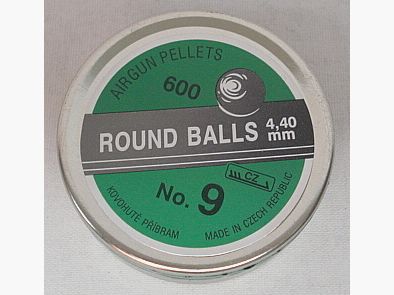 4,4 mm Rundkugel Blei - Nr.9 (a600)