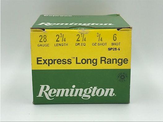 REMINGTON Schrotmunition 28/70 NR. 6 / 2.4mm Express Long Range