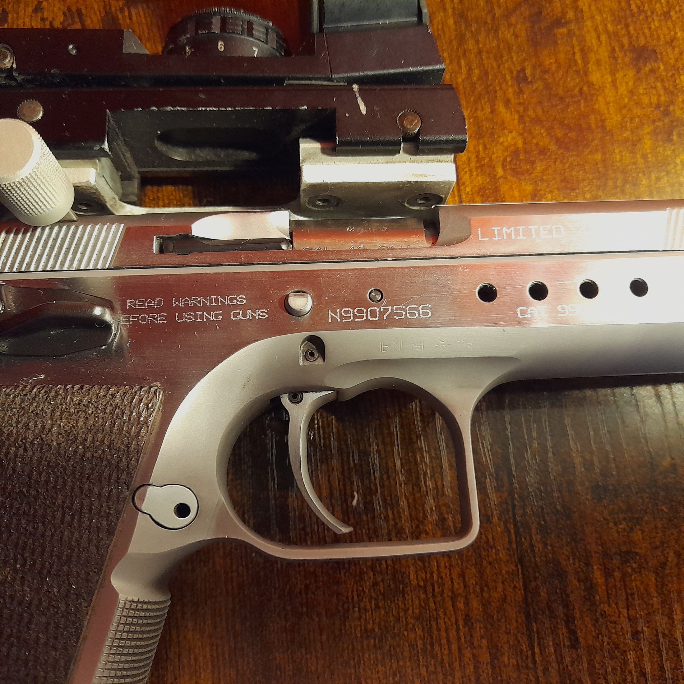 TanfoglioLimited 40 HC CAT 9960 4" with interchangeable system in 9mm Luger