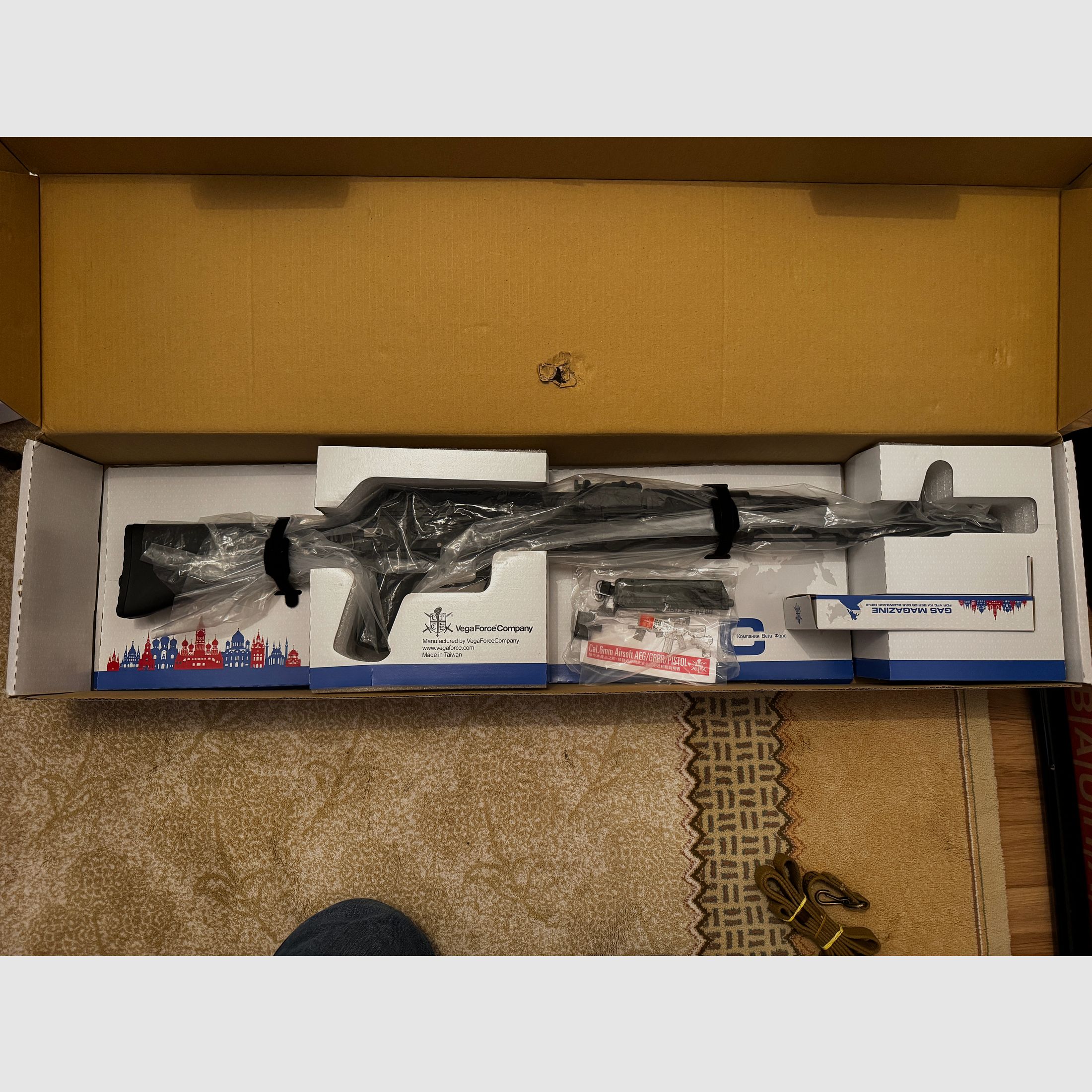 VFC AK 74M GBB Vollmetall mit Zubehör und OVP