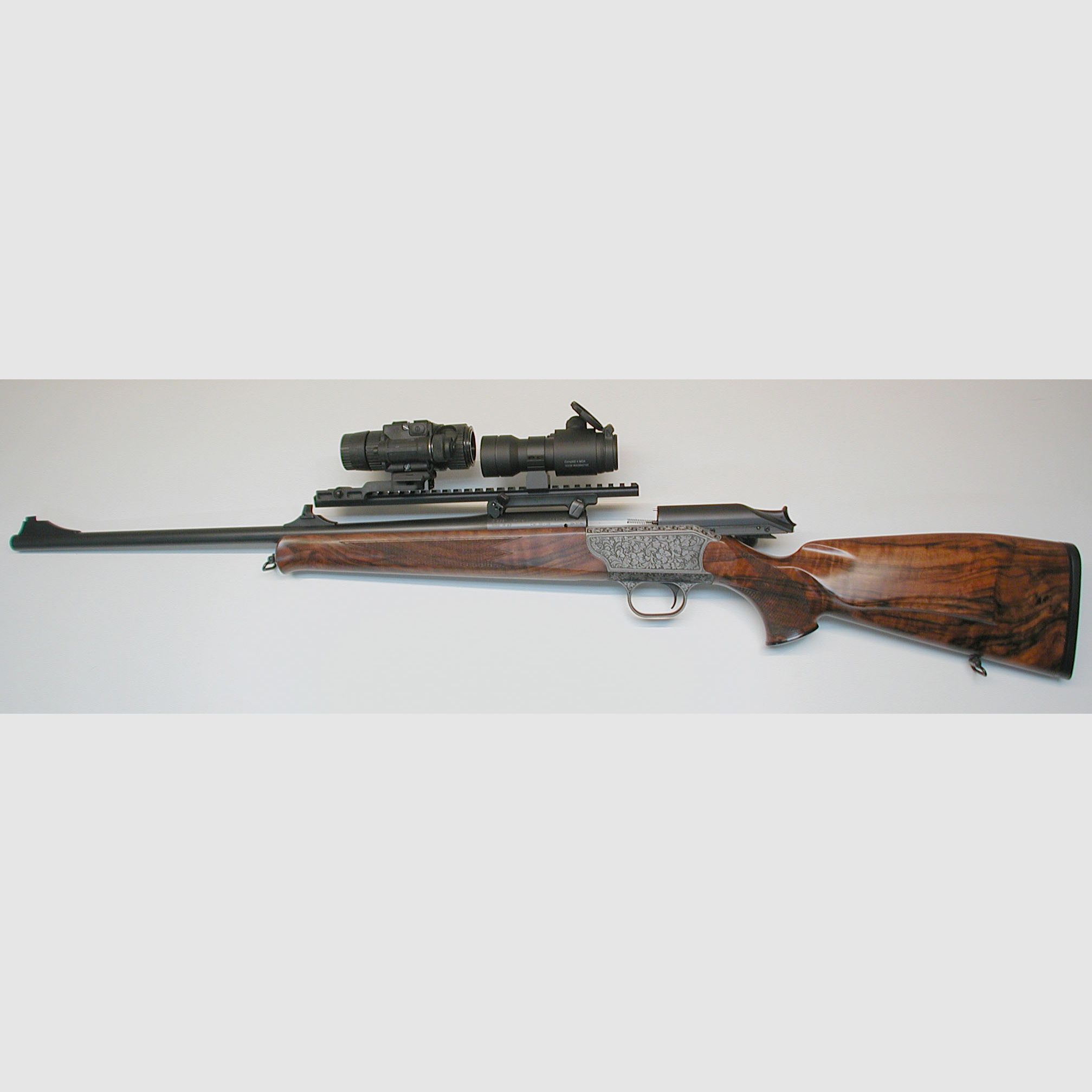 Adapter rail for ZF mounts from Blaser, EAW, Recknagel and others: From ZF mount Zeiss with inner rail to Weaver/Picatinny rings