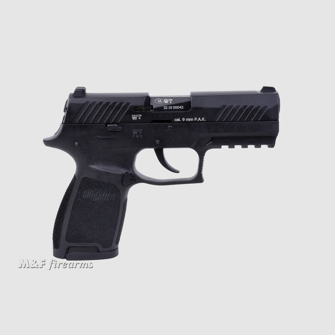 SigSauer P320 Schreckschusspistole Kaliber 9 mm P.A.K.