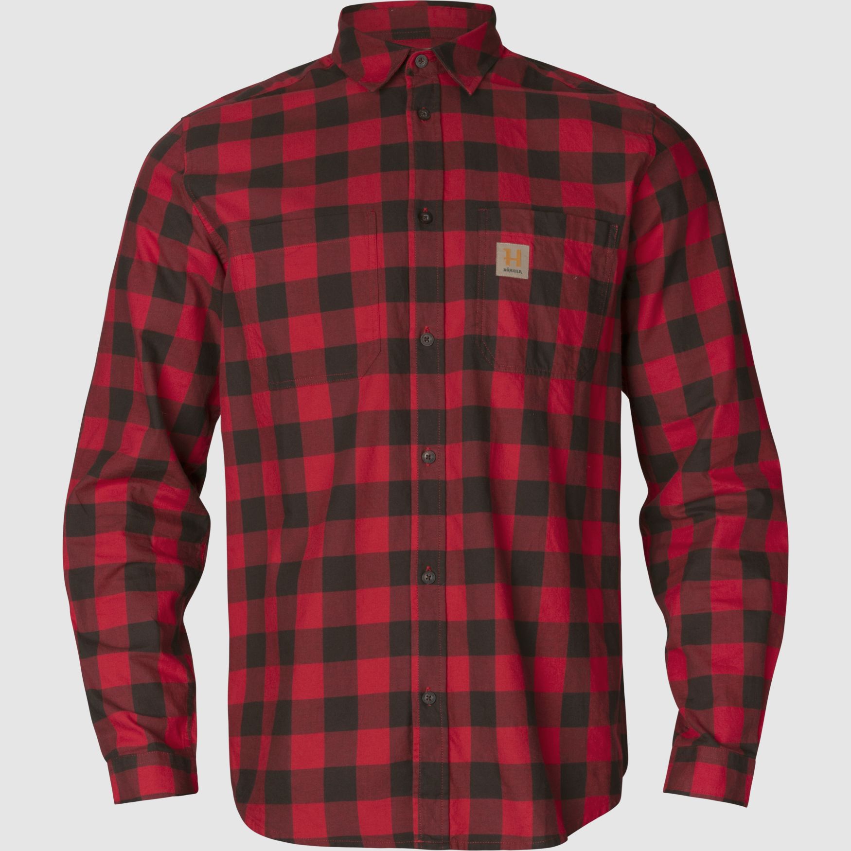 Härkila Hemd Scandinavian in Red Check