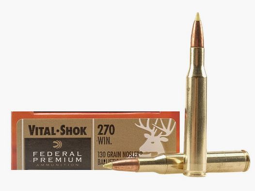 Federal Premium Nosler Ballistic Tip Hunting .270 Win. 130GR 20 nabojów