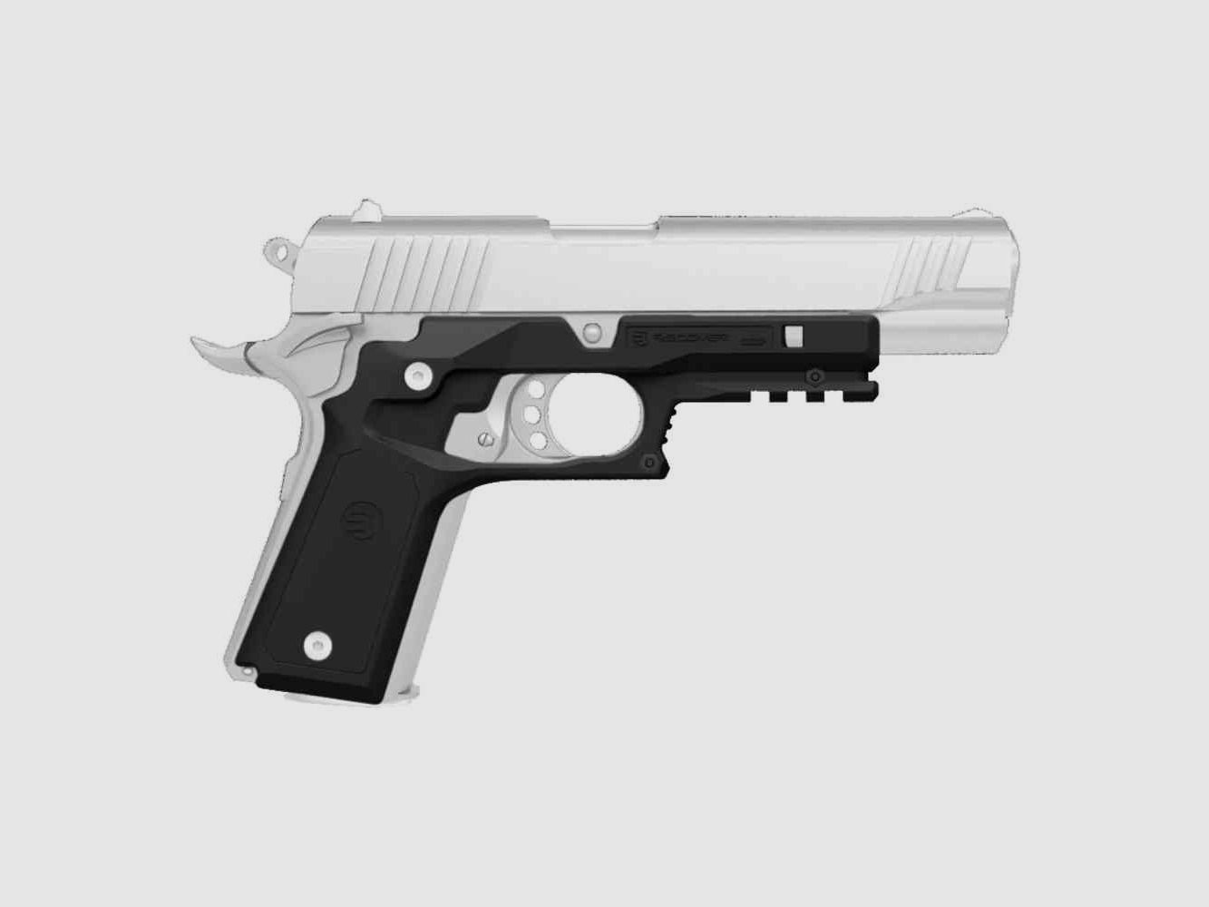 Recover Tactical 1911 GRIP AND RAIL SYSTEM mit farbigen Inlays