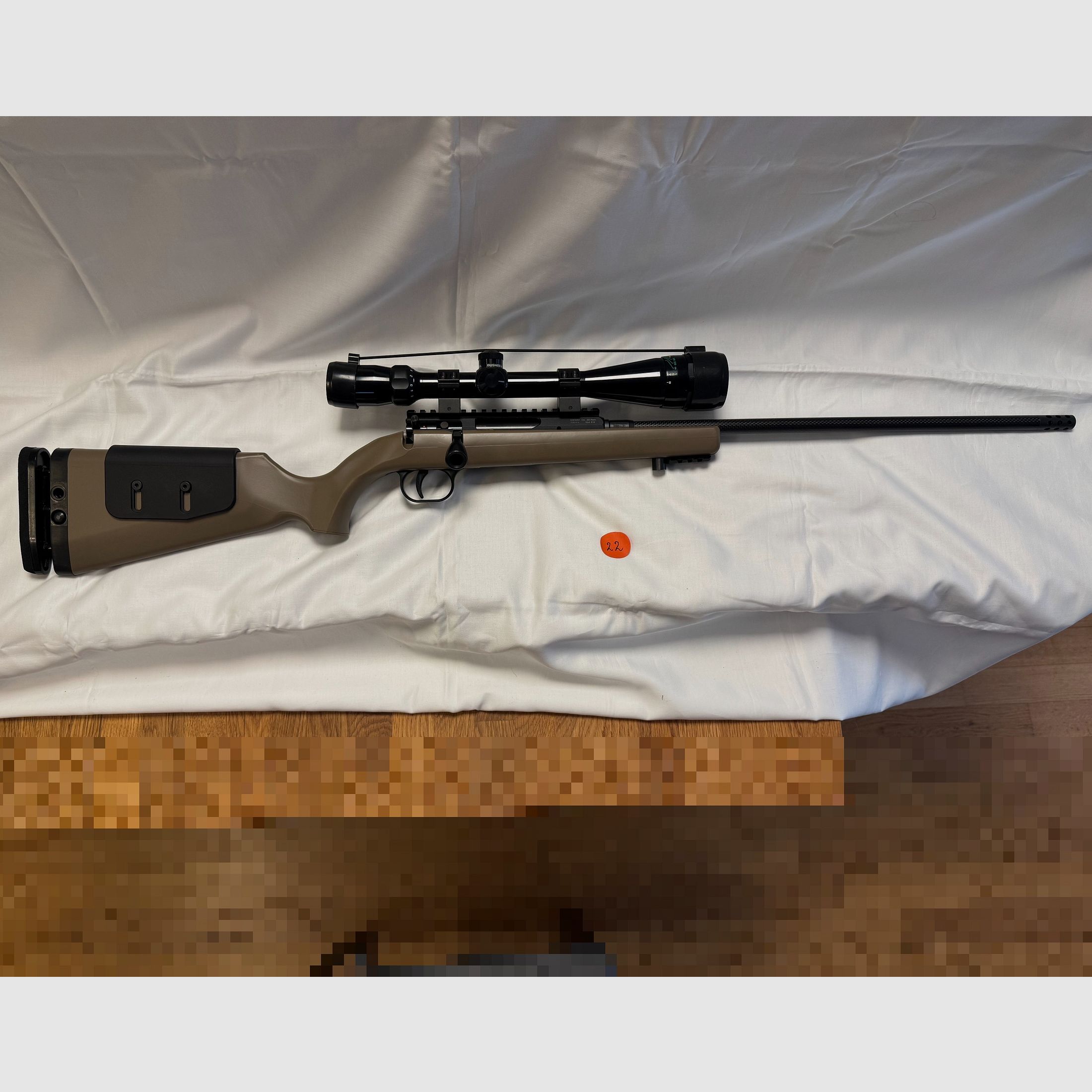 Voere S16 .223 Rem. – Bolt-action rifle Cat. C + Bushnell scope – Inherited firearm Vorarlberg, image 1 of 5