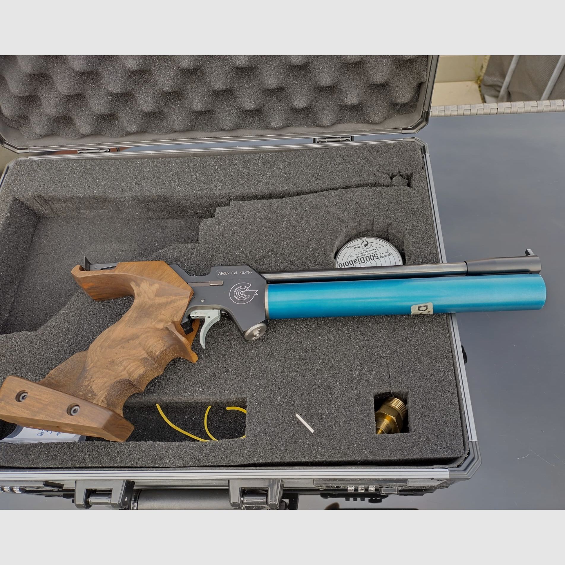 Gehmann AP 609 Match Luftpistole mit Koffer
