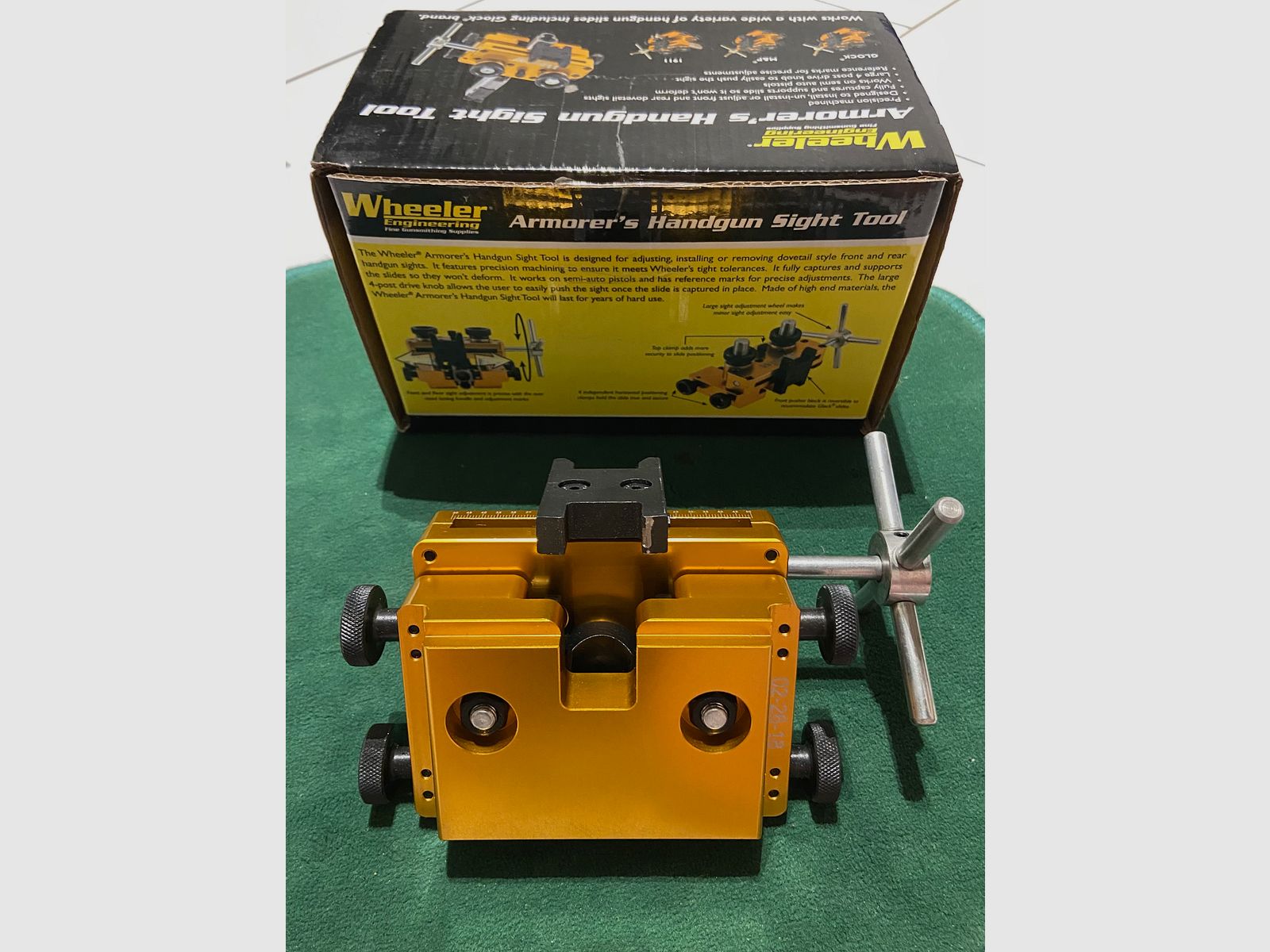 Montagewerkzeug für Visierungen & Zielfernrohre  - Sight Movers - Wheeler Armorers Handgun Sight Tool