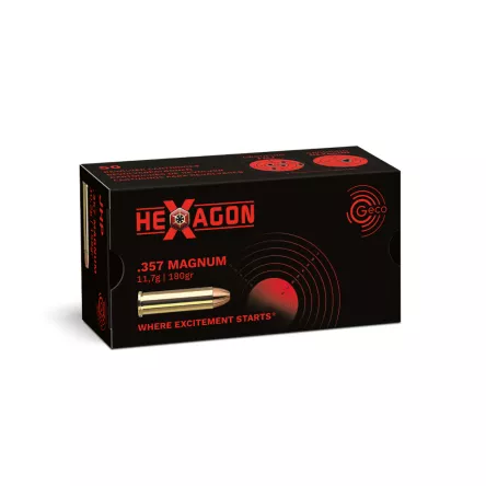 357 Magnum GECO HEXAGON 11.7 g/180 gr