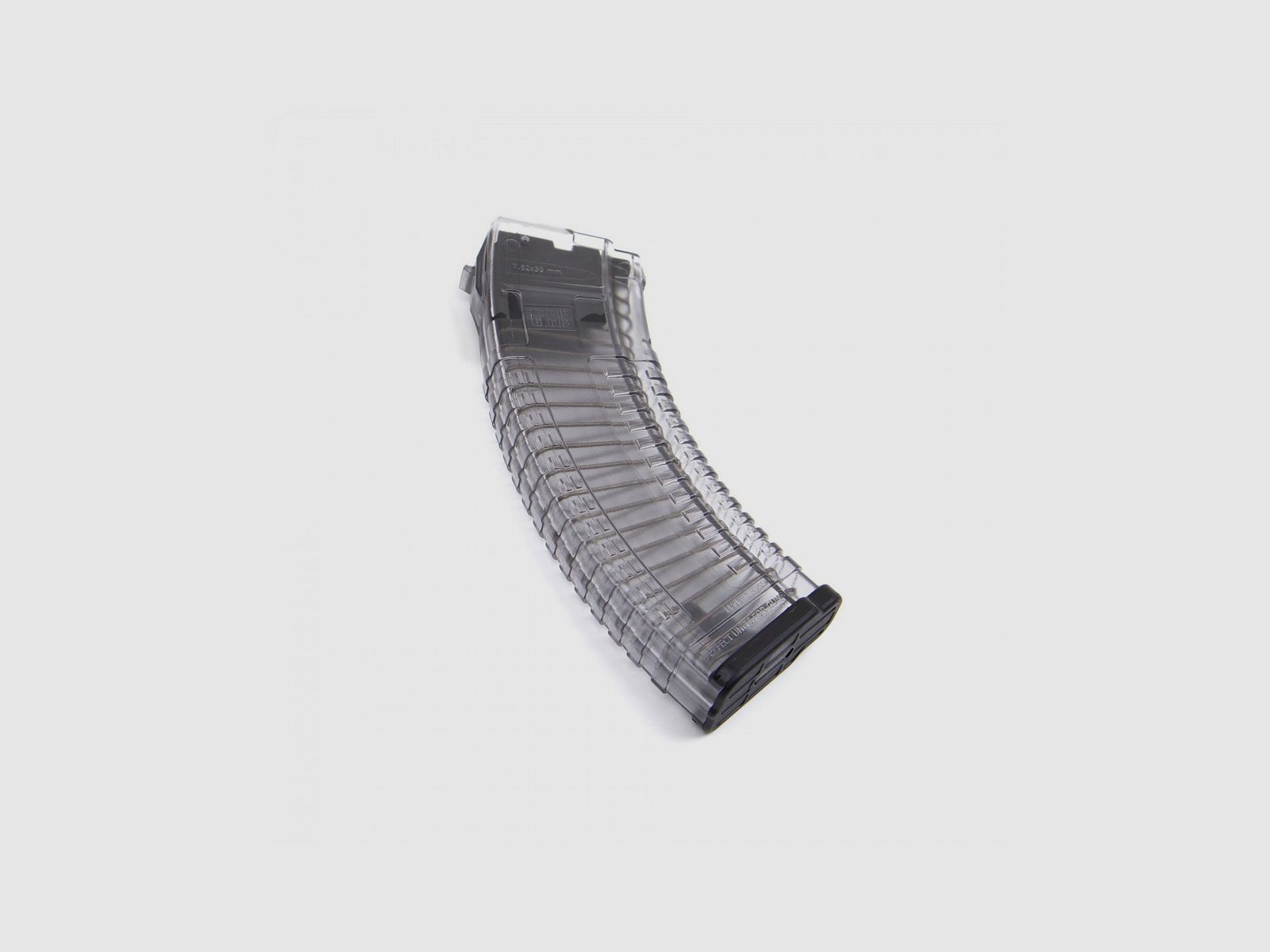 PUFGUN CARGADOR DE 30 DISPAROS PARA AK/SAIGA CAL. 7,62X39MM TRANSPARENTE, imagen 1 de 3