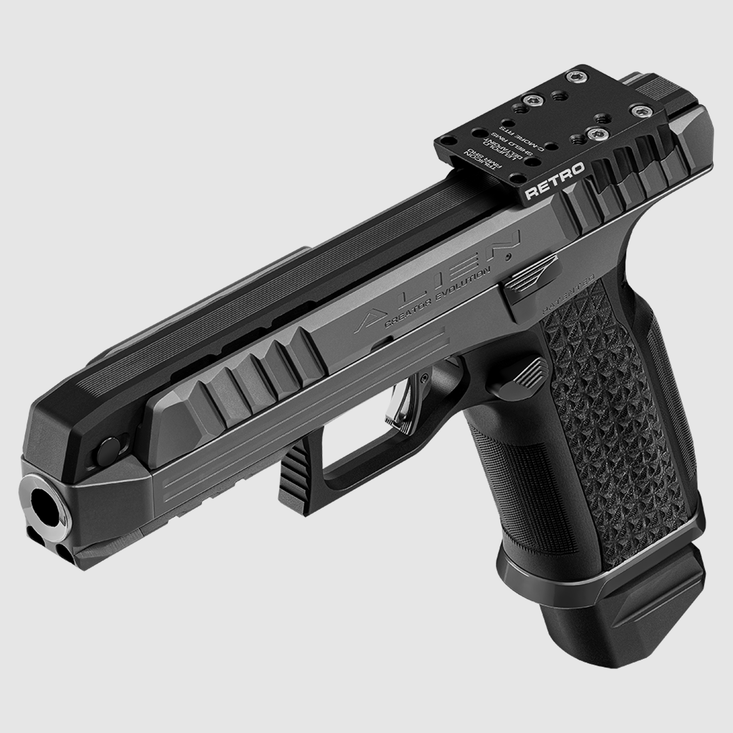 Laugo Arms Pistole Creator 9 x 19 Grau Retro Kit