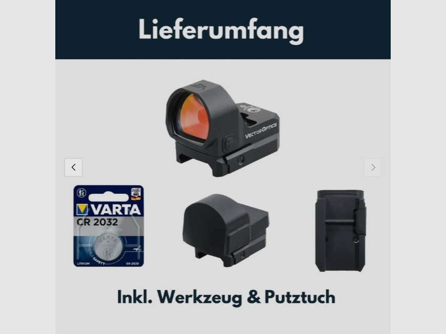 Vector Optics SCRD-M36 Frenzy-X 1x22x26 MOS Multi Reticle - Leuchtpunktvisier