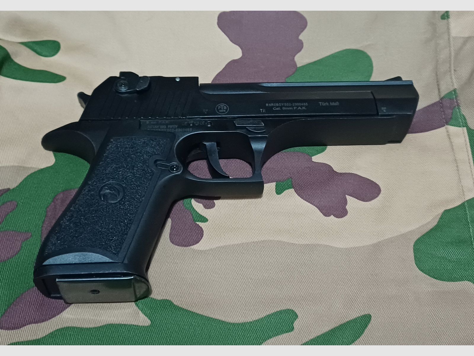 Blank firing pistol RETAY Big Fifty PTB 1074 black