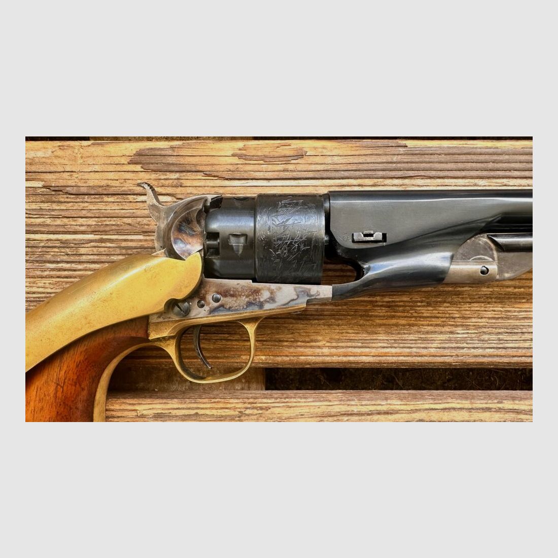 Colt Army 1860 mit Anschlagsschaft .44(BlackPowder)
