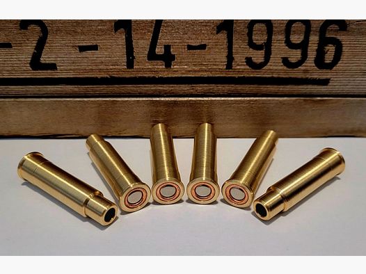 6x LEP Adapter Pufferpatrone / Exporthülse .209 Primers; Bull Barrel / ME38 / SAA