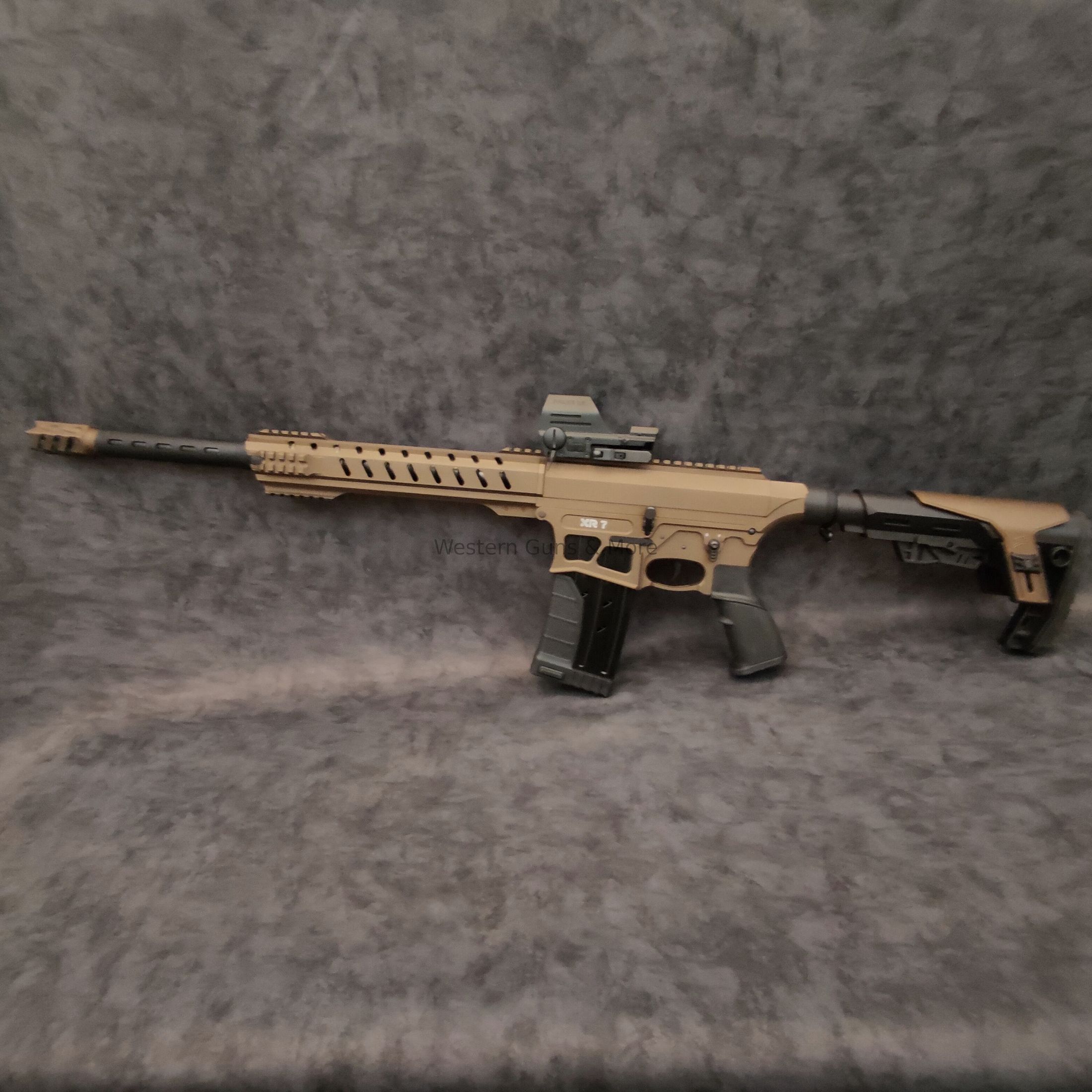 Huglu SLF HUGLU XR-7, Kal.12/76 in Bronce + DOT Falke LE