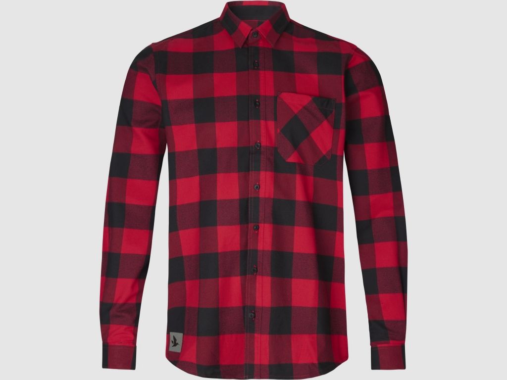 Seeland Toronto red Flanellhemden Herren