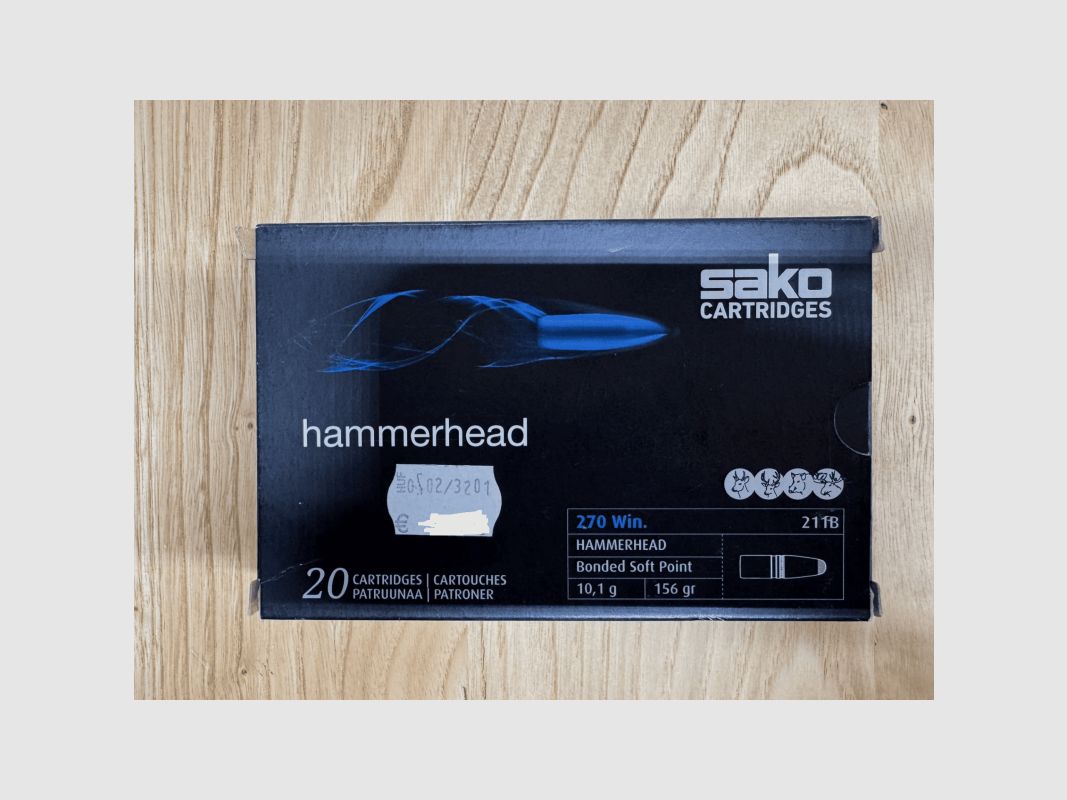 Sako Hammerhead 270 win 156 gr, immagine 1 di 3