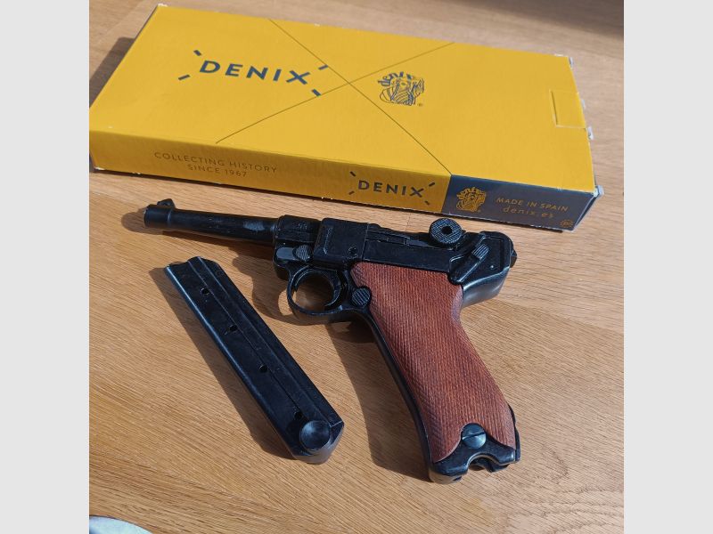 Denix Luger Pistole PO8 Deko Replika M-1143 Parabellum