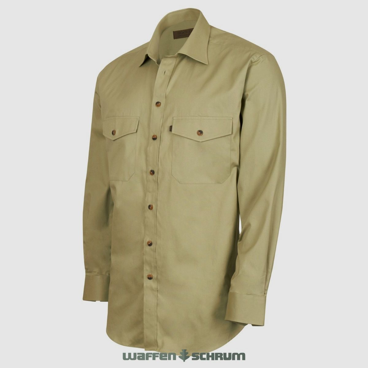 Böcker Hemd Gabardine Grün