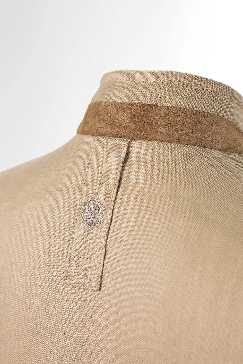 Habsburg Dames Vest Falkenstein Panama Fluid Stretch in Beige/Sahara, afbeelding 4 van 7