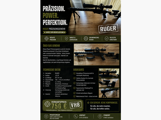 Ruger Precision Rimfire karabin powtarzalny, kal. .22lr